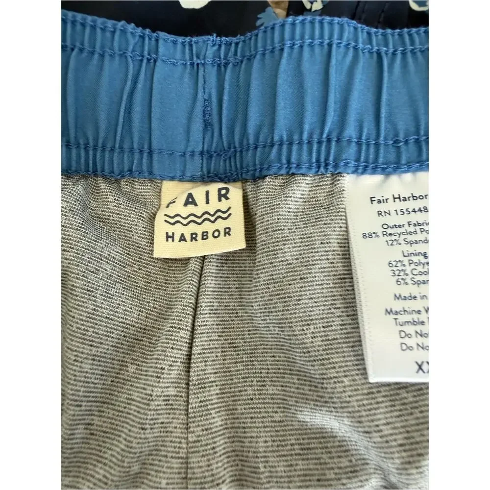 Fair Harbor | NWT Men's Mastos Anchor Swim Trunks Sz 3XL